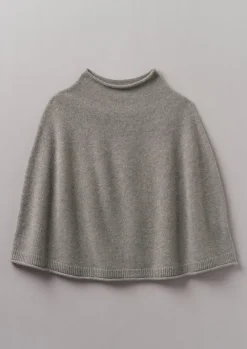 Fine Wool Cashmere Poncho