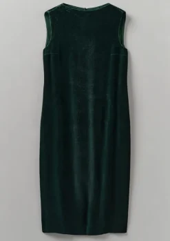 Fluid Silk Velvet Dress