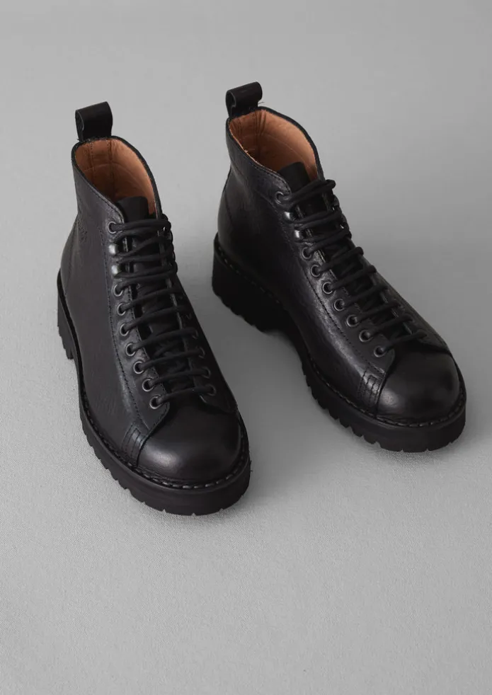 Fracap Leather Monkey Boots