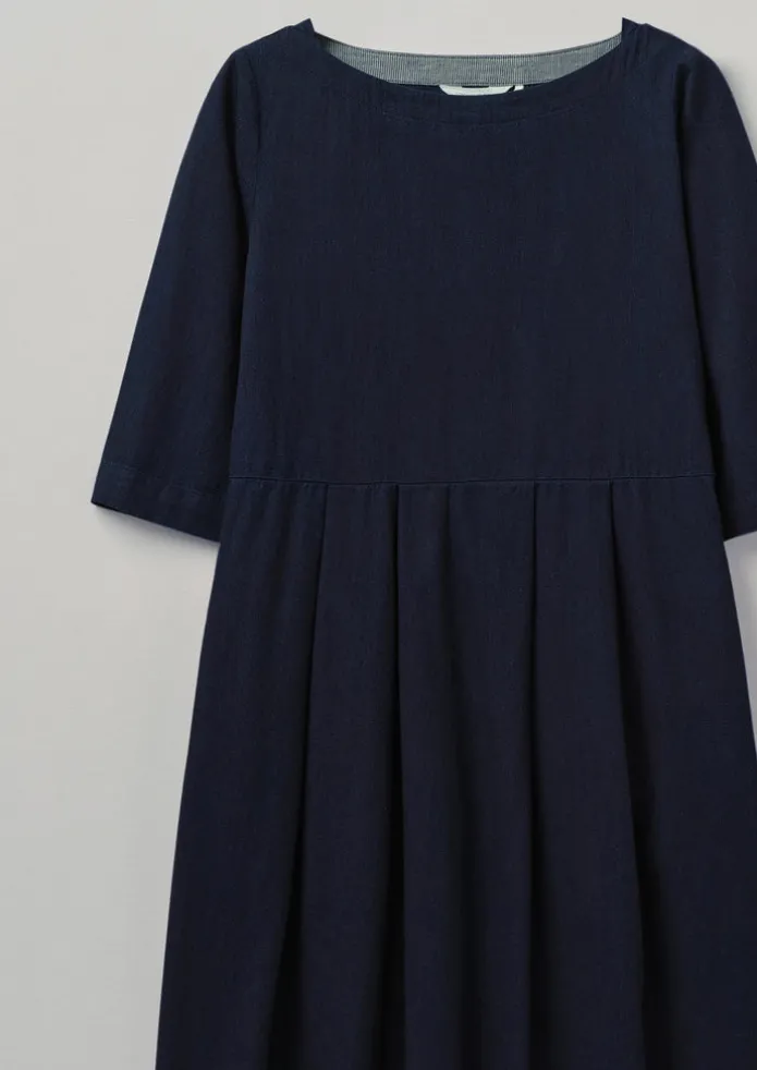 Franca Indigo Twill Dress