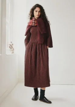 Freya Gingham Crinkle Cotton Dress