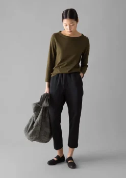 Gabi Cotton Pull On Trousers