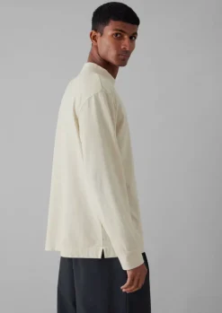 Garment Dyed Cotton Long Sleeve Tee