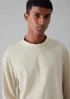 Garment Dyed Cotton Long Sleeve Tee