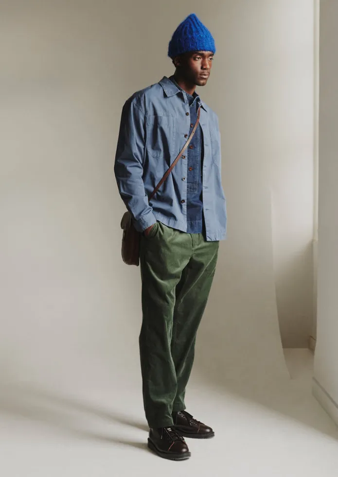 Garment Dyed Cotton Twill Shirt