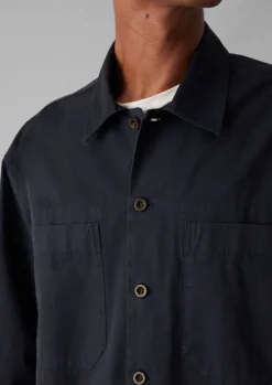 Garment Dyed Cotton Twill Shirt
