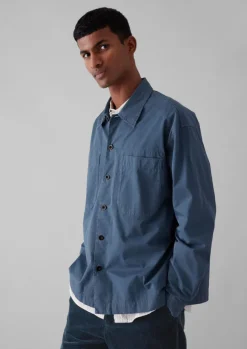 Garment Dyed Cotton Twill Shirt
