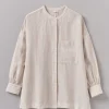 Garment Dyed Linen Oversized Shirt