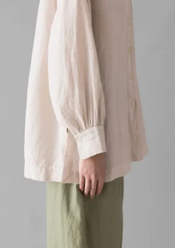 Garment Dyed Linen Oversized Shirt