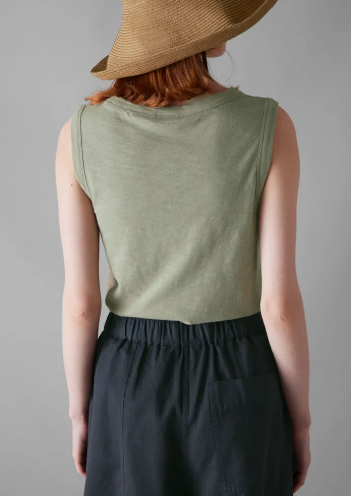 Garment Dyed Organic Cotton Tank Top