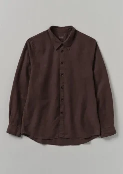 Garment Dyed Point Collar Shirt