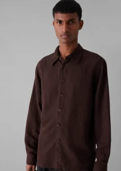Garment Dyed Point Collar Shirt