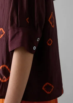 Gia Hand Bandhini Silk Shirt