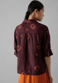 Gia Hand Bandhini Silk Shirt