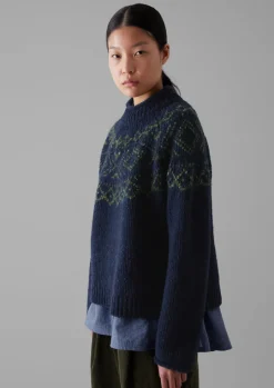 Graphic Yoke Sweater