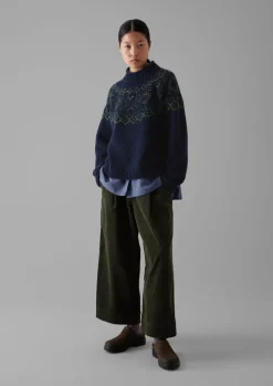 Graphic Yoke Sweater