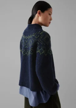 Graphic Yoke Sweater