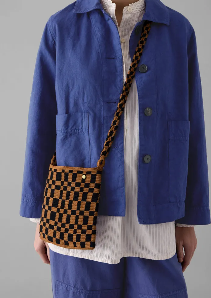 Guanabana Woven Pouch Bag