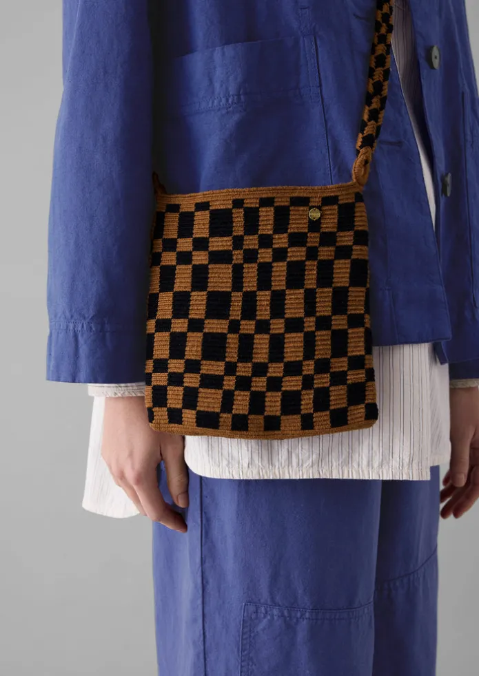 Guanabana Woven Pouch Bag