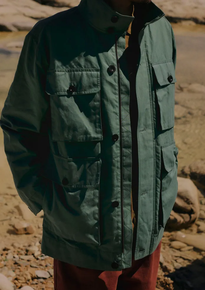 Halley Stevensons Waxed Cotton Coat