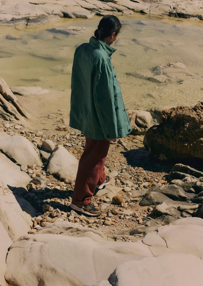 Halley Stevensons Waxed Cotton Coat