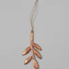 Hammered Metal Sprig Decoration