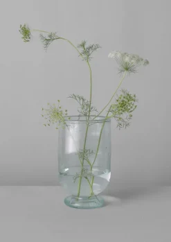 Hand Blown Footed Vase