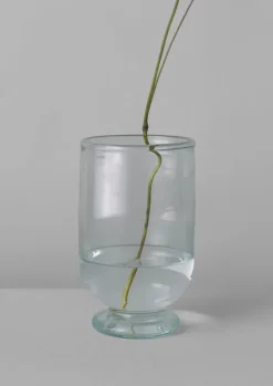 Hand Blown Footed Vase