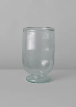 Hand Blown Footed Vase