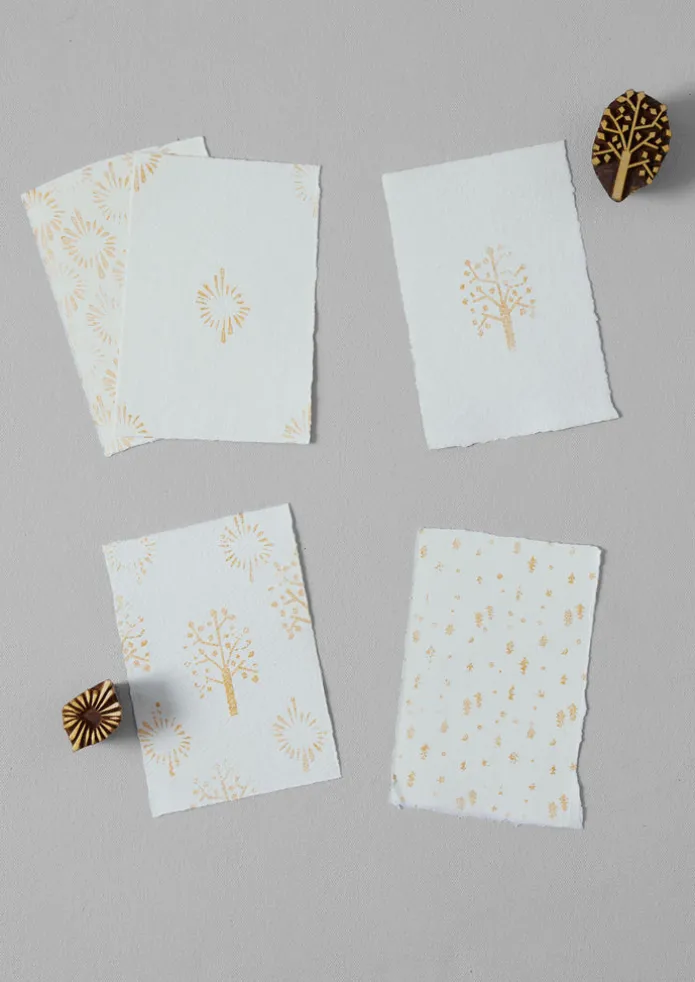 Hand Carved Star Block Printing Kit