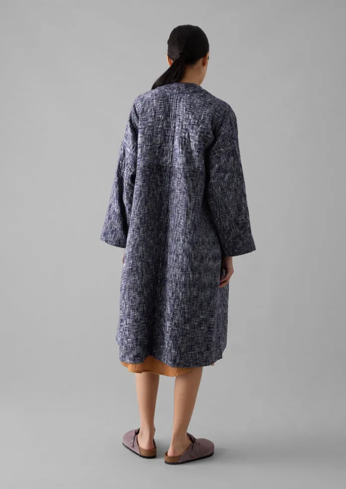 Hand Woven Crosshatch Kantha Gown