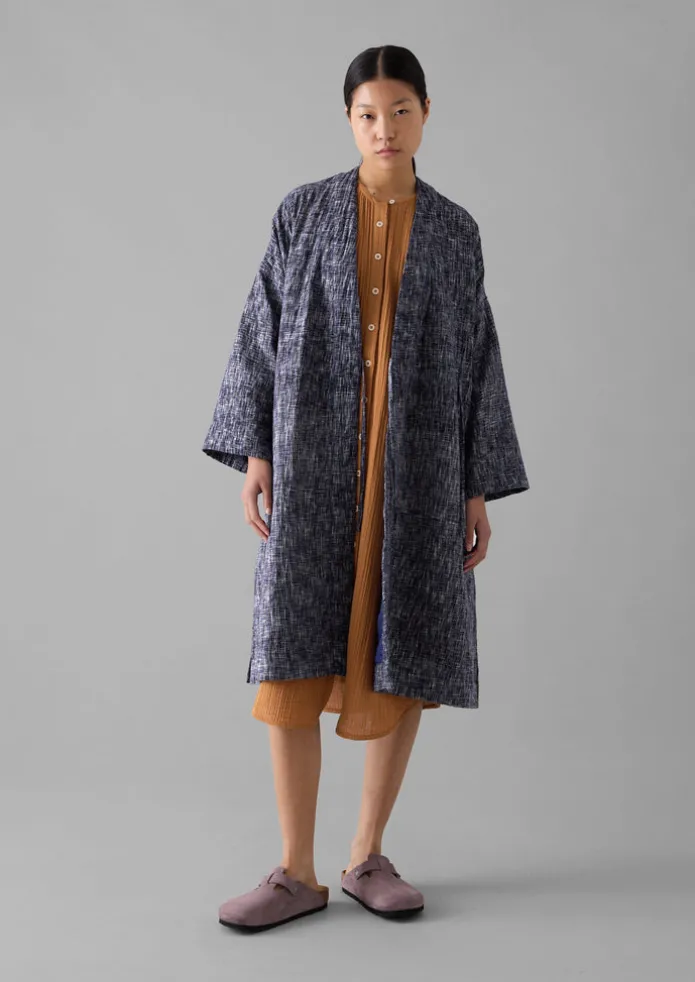 Hand Woven Crosshatch Kantha Gown