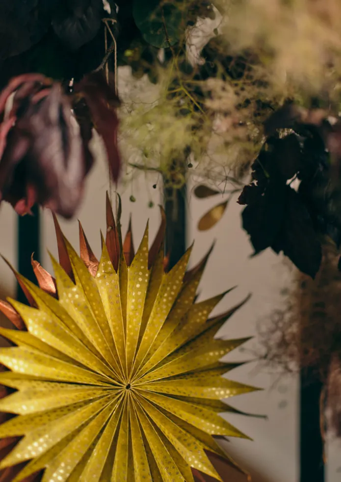 Hanging Lokta Paper Star Set