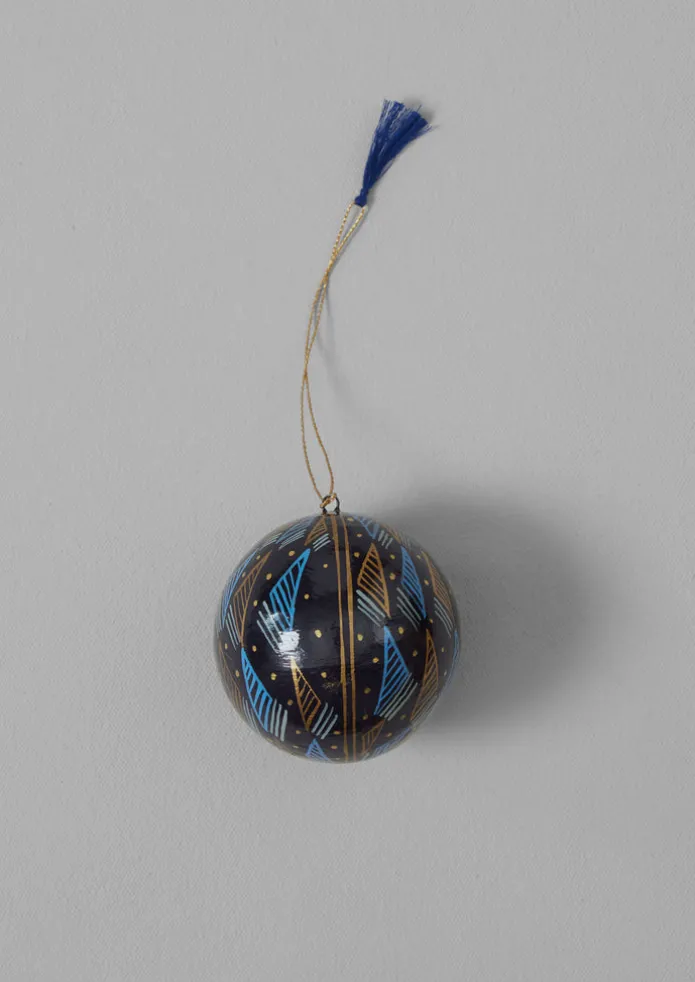 Harp Hand Painted Bauble