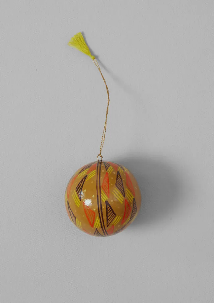 Harp Hand Painted Bauble