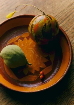 Harp Hand Painted Bauble