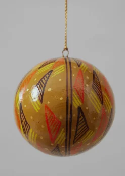 Harp Hand Painted Bauble