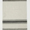 Irregular Stripe Linen Tea Towel