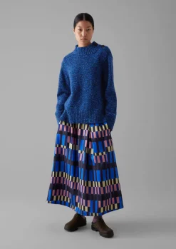 Isobel Harvey Asymmetric Check Print Skirt