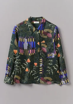 Isobel Harvey Birds Print Baya Shirt