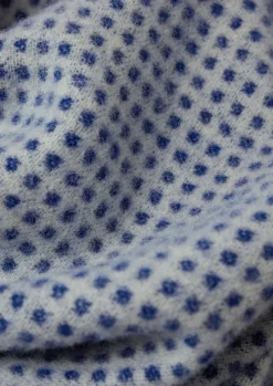 Jacquard Dot Wool Blanket