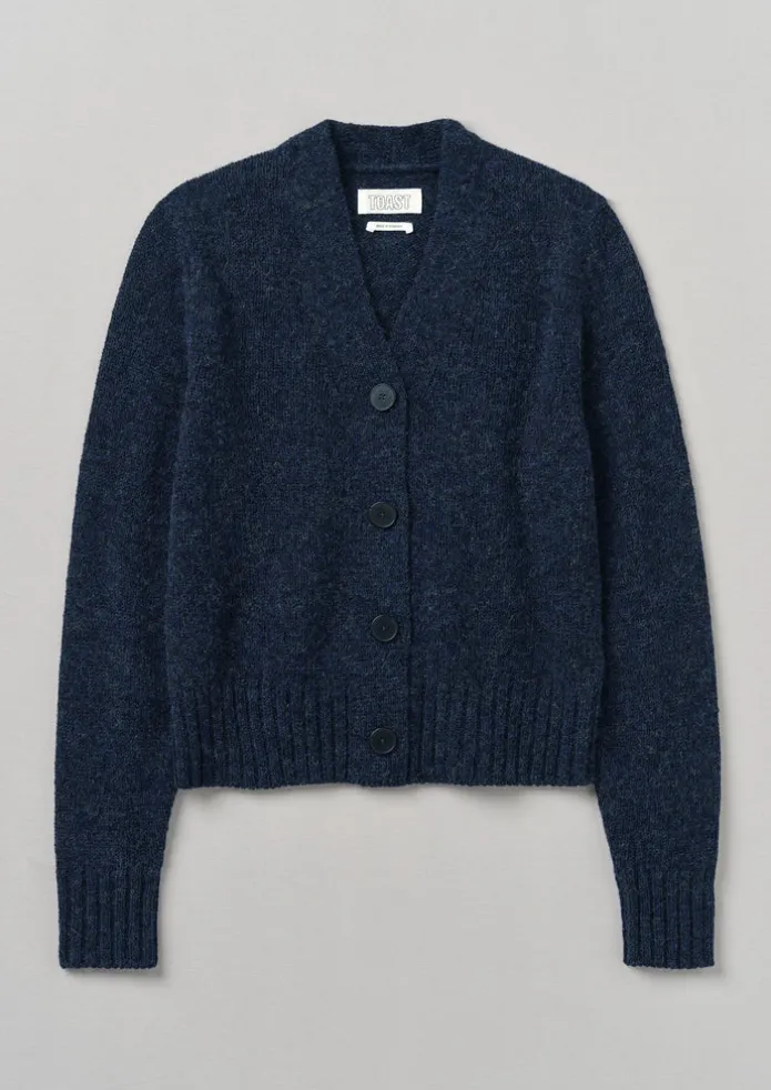 Kaia V-Neck Wool Cardigan