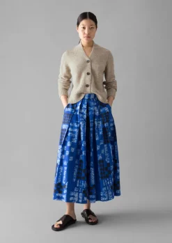 Kaia V-Neck Wool Cardigan