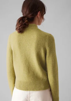 Kaia V-Neck Wool Cardigan