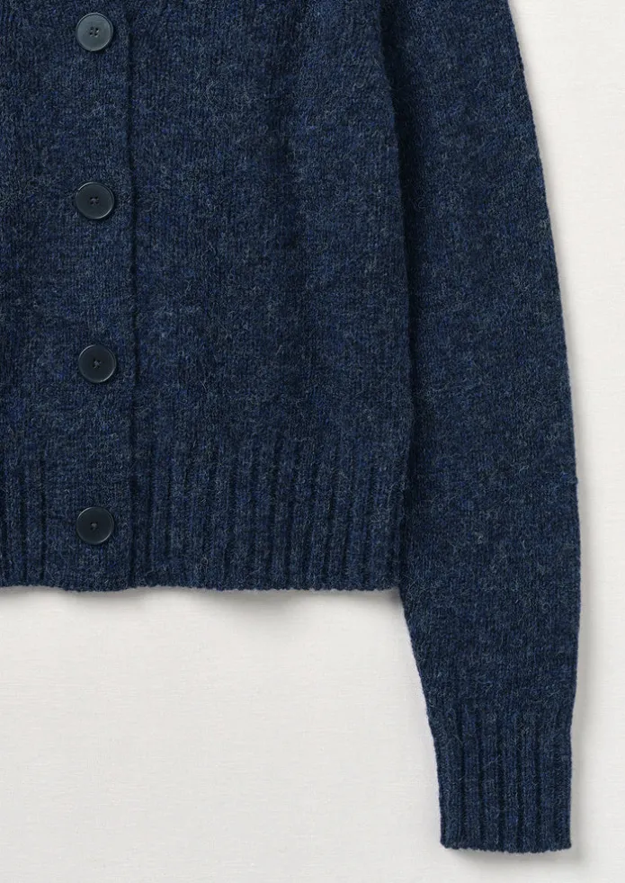 Kaia V-Neck Wool Cardigan