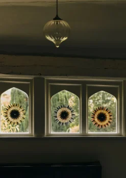 Large Dip Dyed Lokta Paper Rosette Set