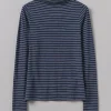 Light Stripe Cotton Slub Tee