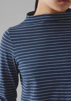 Light Stripe Cotton Slub Tee