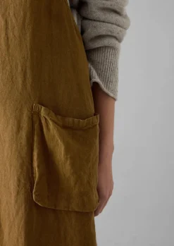 Linen Crossback Pinafore Apron