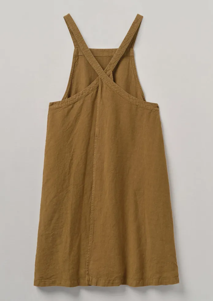 Linen Crossback Pinafore Apron